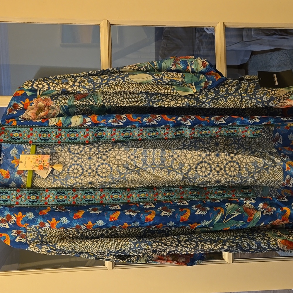 NWT Johnny Was silk kimono